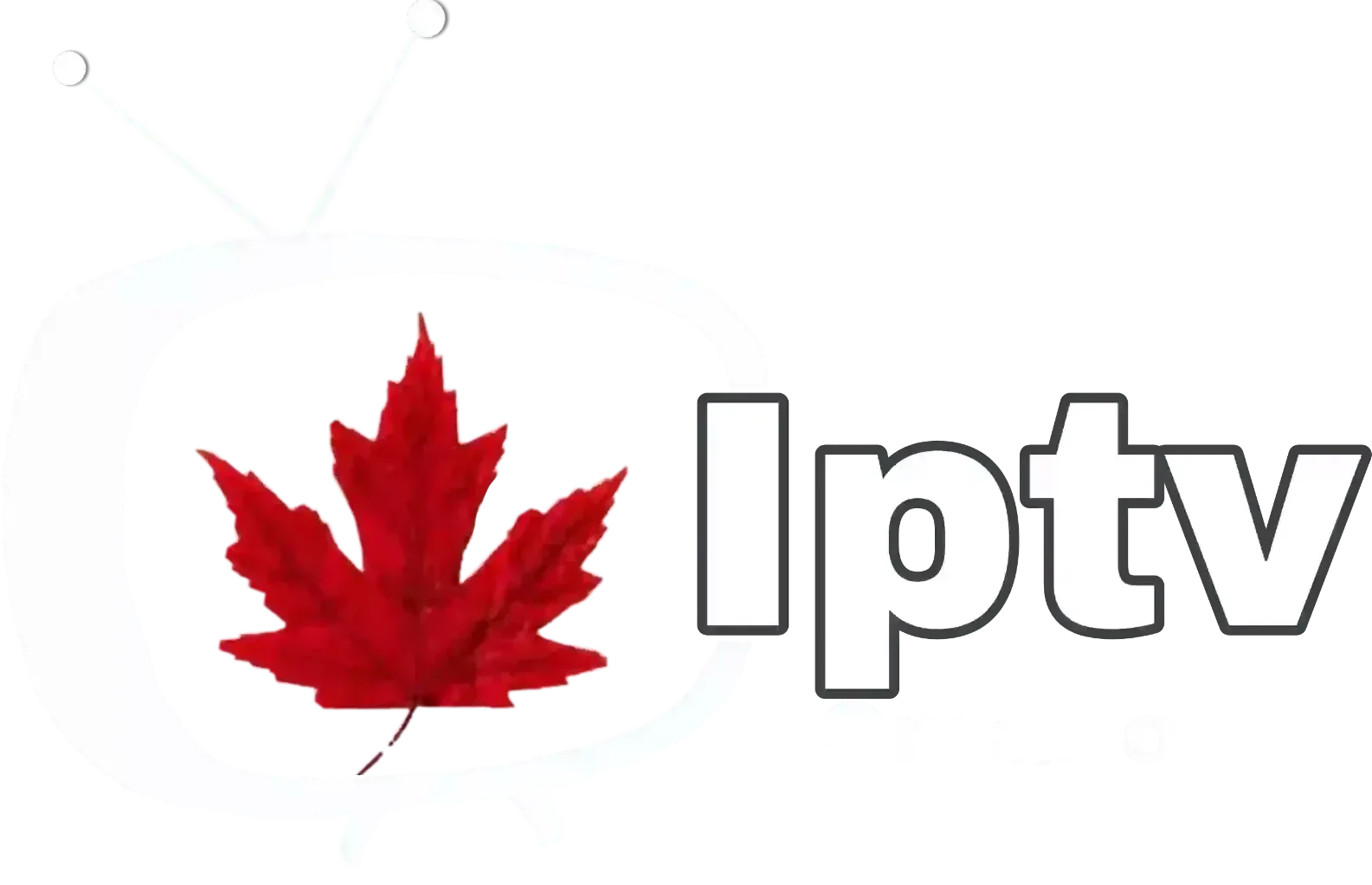 ON IPTV logo featuring a stylized geometric icon in blue alongside the text "ON IPTV" in black.