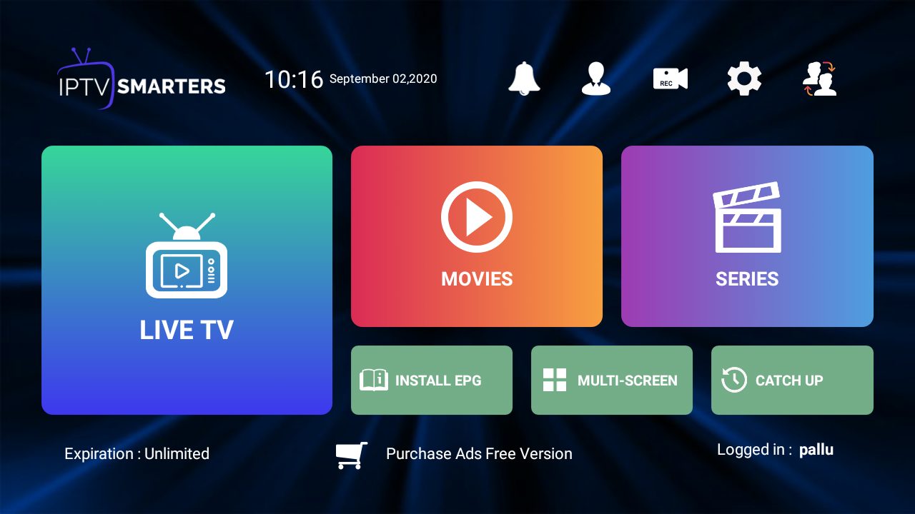 Imagen IPTV Smarters Pro